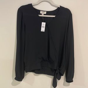 Black Loft blouse